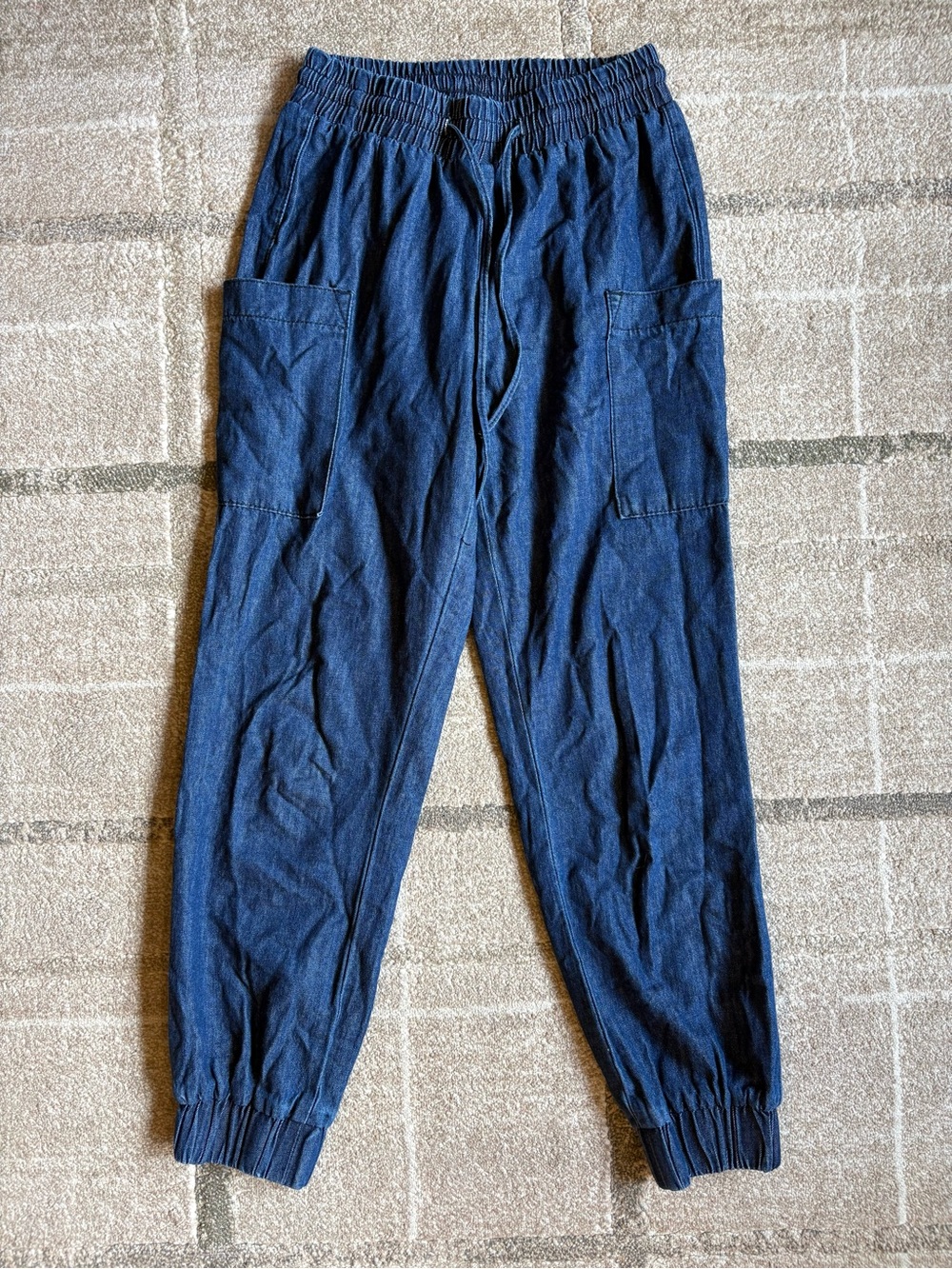 Indigo Rein Navy Cargo Jogger Pants Women’s Small